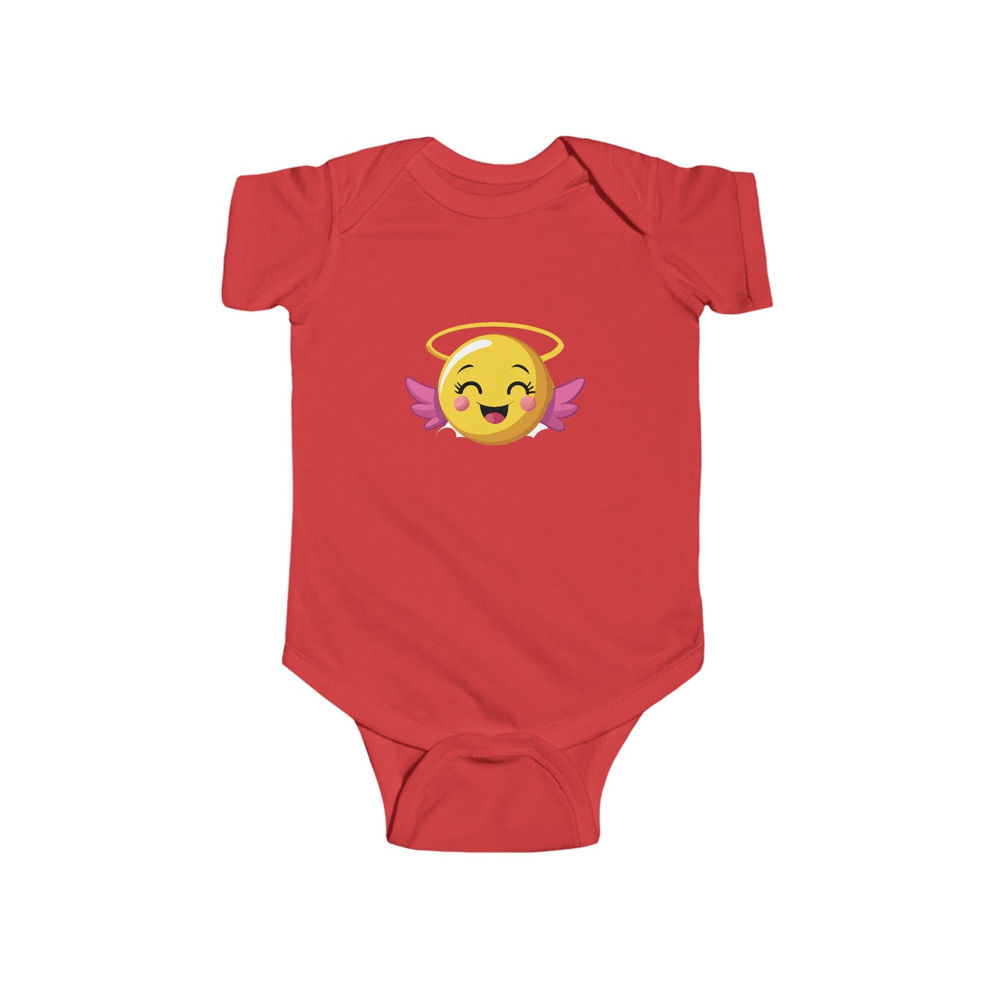 Angel Emoji Infant Bodysuit, Cute Baby Outfit, Newborn Gift, Baby Shower Gift, Funny Baby Clothes, Sweetie Bodysuit