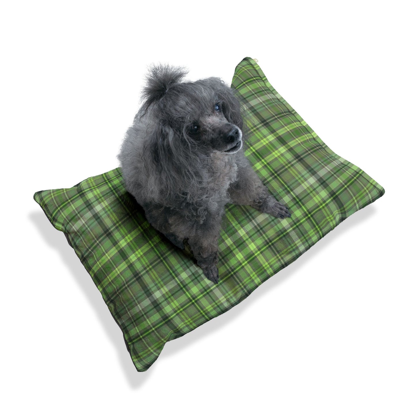 Plaid Pet Bed for Cozy Pets, Dog Bed, Cat Bed, Cute Animal Decor, Holiday Gift for Pet Lovers