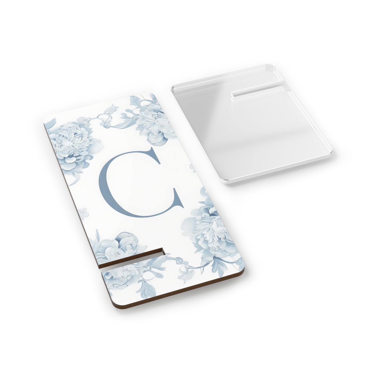 Floral Smartphone Stand, Elegant Mobile Display Holder, Personalized Tech Accessory, Desk Organizer, Gift for Her