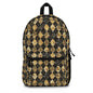 Stylish Geometric Backpack, Trendy School Bag