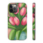 Floral Phone Case with Vibrant Tulips - Tough Cases for Garden Lovers, Spring Gifts, Nature Enthusiasts, Unique Gadget Accessories, [...]