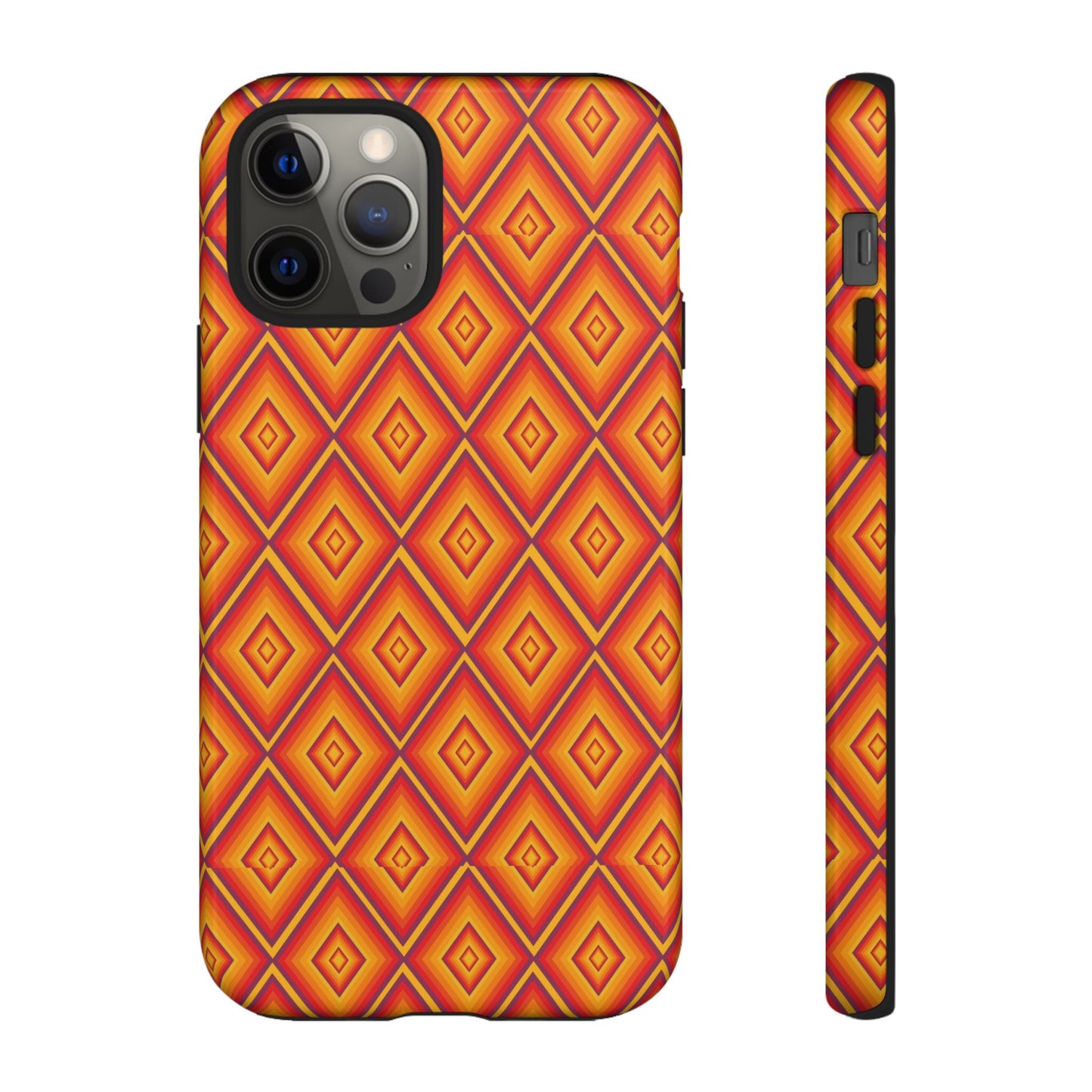 Geometric Phone Case, Tough Cases for Protection, Stylish Smartphone Cover, Vibrant Patterned Phone Accessory, Unique Gift Idea, [...]