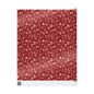 Festive Red Ornament Wrapping Paper Roll — Christmas Gift Wrap
