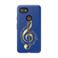 Tough Cases Blue and Gold Musical Note
