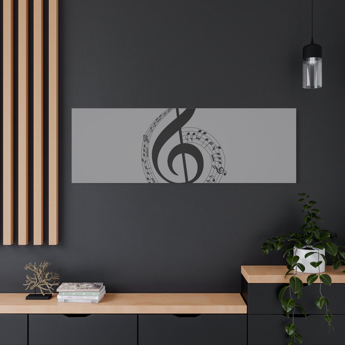 Musical Notes Canvas Print, Wall Art for Musicians, Music Lovers, Home Decor, Gift for Music Teacher, Birthday, Housewarming