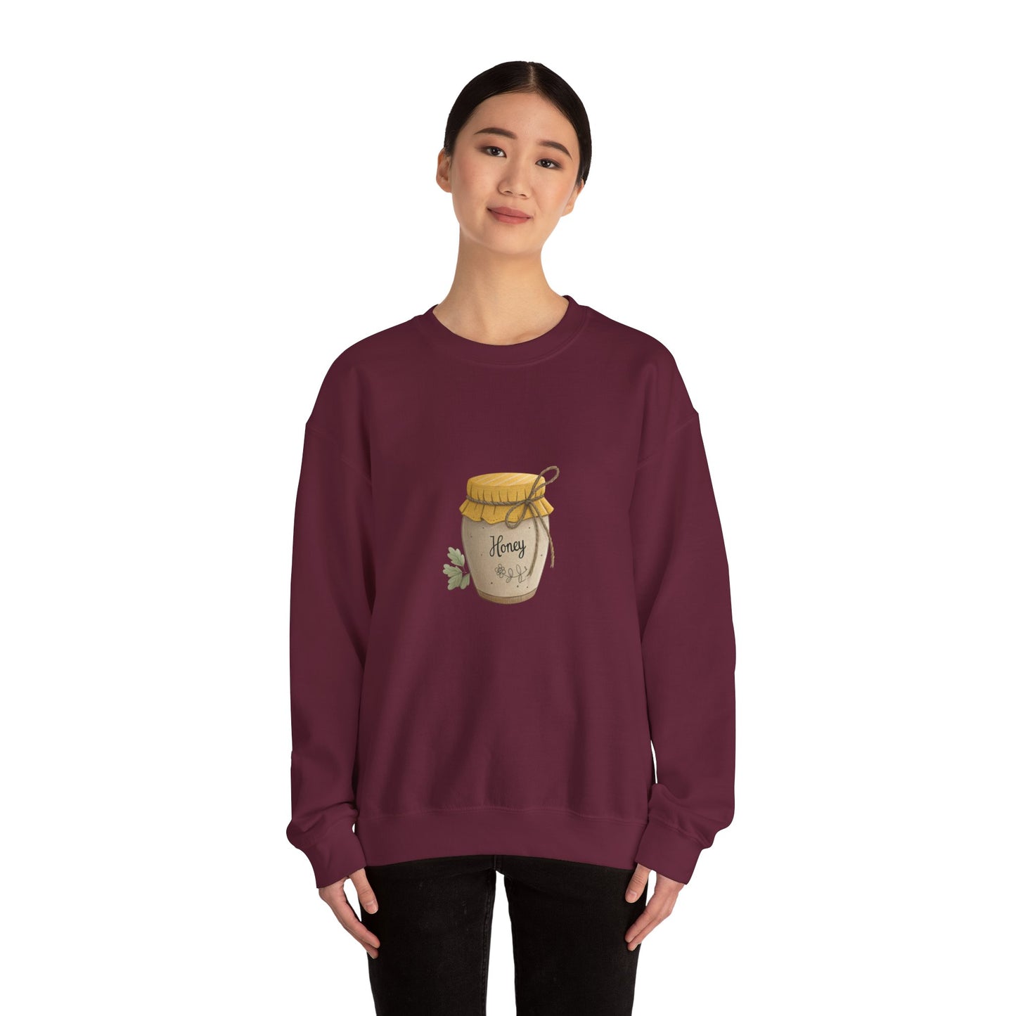 Honey Jar Sweatshirt, Cozy Gift, Fall Fashion, Unisex Apparel, Sweetheart Gift, Cute Sweatshirt