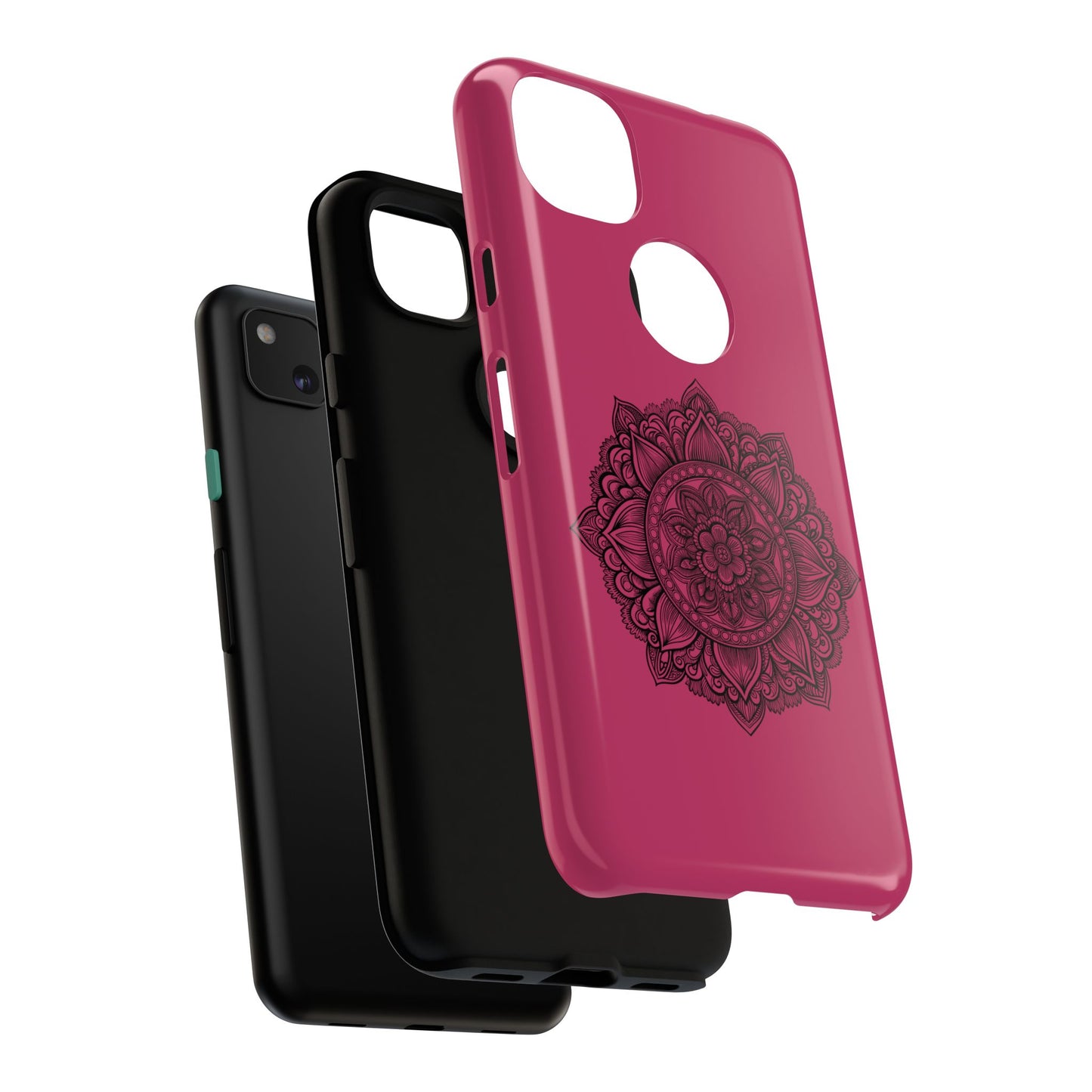 Vibrant Mandala Phone Case, Artistic Protection Cover, Gift for Her, Trendy Accessories, Birthday or Holiday Present