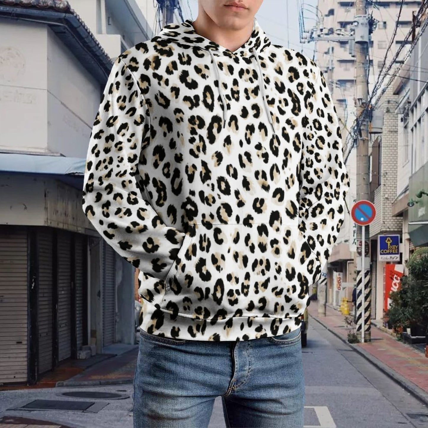 Unisex Cool Hoodie with Double-layer Cap