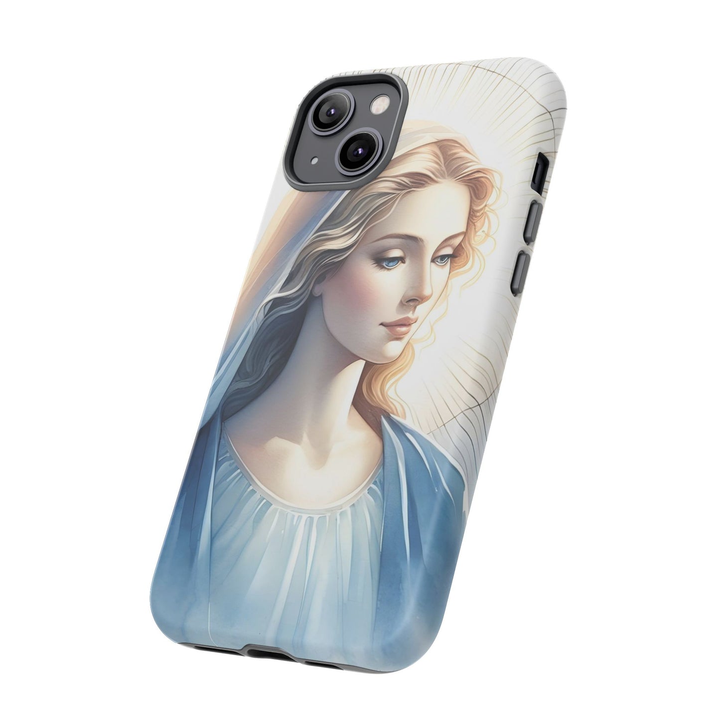 Beautiful Mary Phone Case, Tough Phone Case, Inspirational Tech Accessory, Gift for Her, Religious Phone Cover