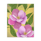 Matte Canvas, Stretched, 1.25" Tulips Pink and Purple Flowers