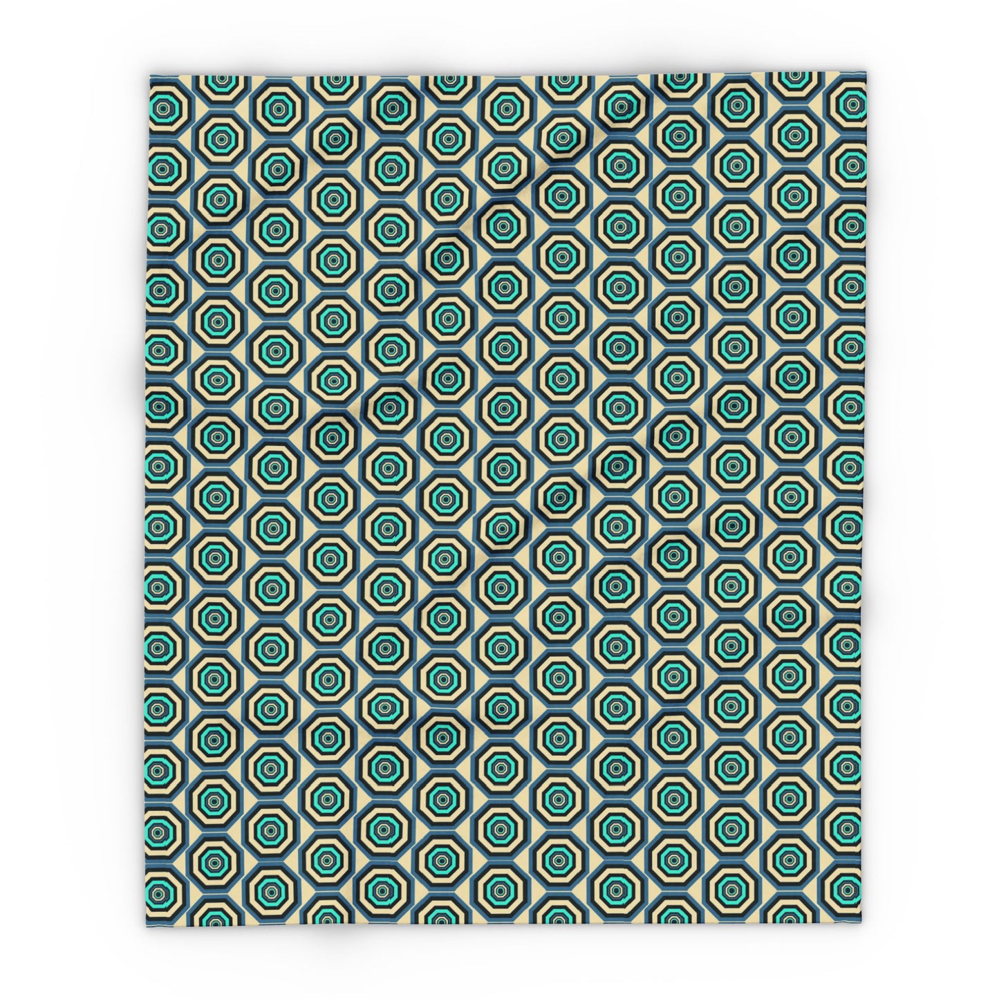 Stylish Geometric Fleece Blanket | Cozy Throw for Home Decor, Gift for Housewarming, Birthday, or Cozy Nights