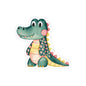 Cute Alligator Kiss-Cut Stickers, Kids Party Favors, Fun Decor, Laptop Stickers, Eco-Friendly Gift, Children's Room Decor