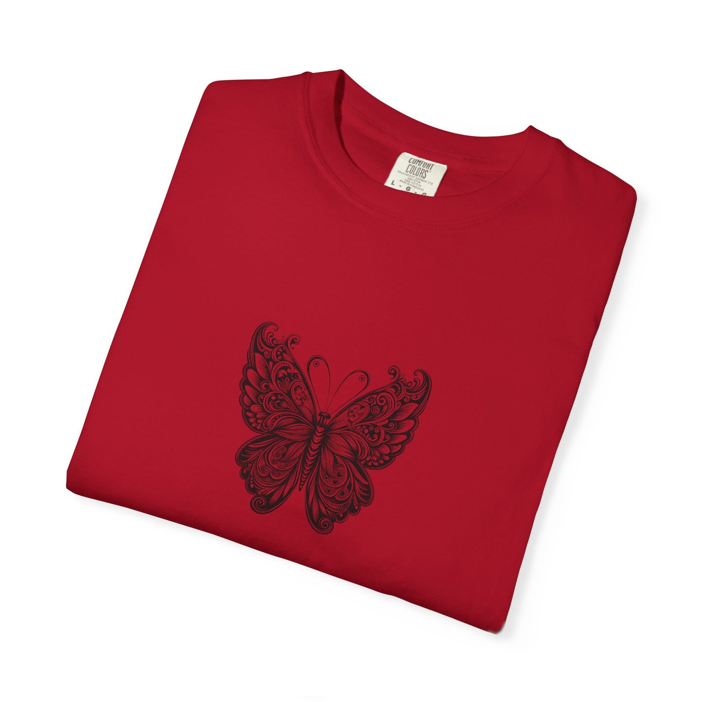 Bohemian Butterfly T-shirt, Unisex Clothing, Nature Inspired Tee, Gift for Her, Casual Wear, Summer Fashion