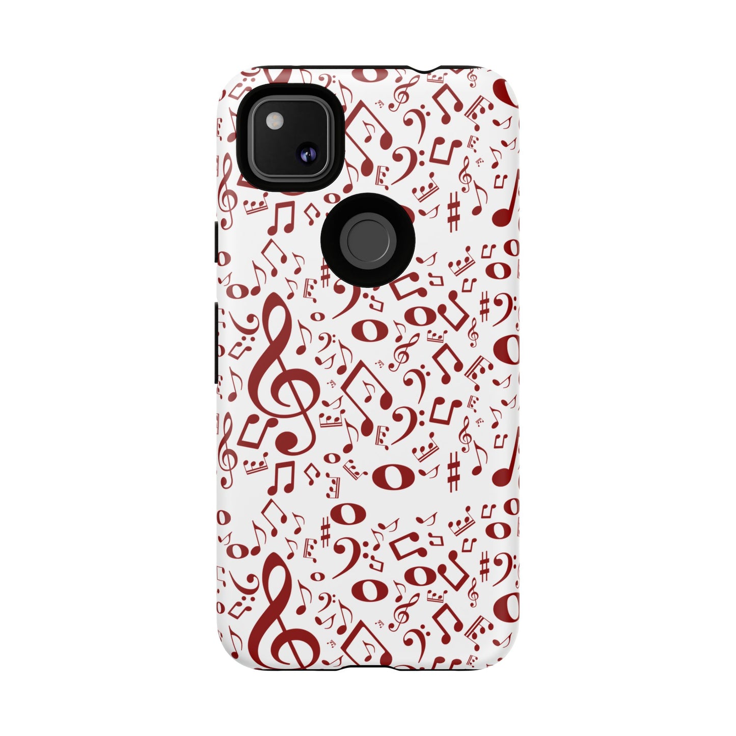 Musical Note Phone Case, Tough iPhone Cover, Gift for Musicians, Customizable, Music Lover's Accessory, Durable Phone Protection