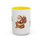 Festive Santa Coffee Mug, Holiday Gift, Christmas Decorations, Cozy Kitchen, Unique Mug, Santa-Themed Drinkware