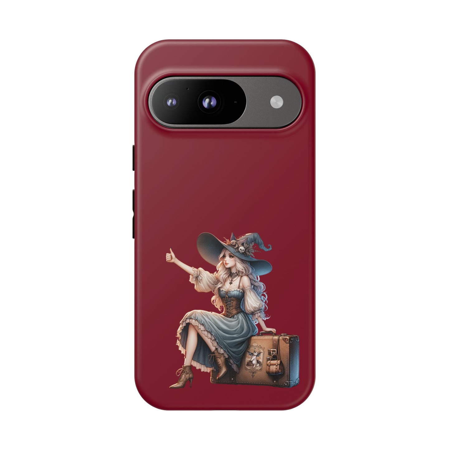 Witchy Phone Case - Magical, Durable - Halloween Gift, Cosplay Accessory, Cute Witch Design