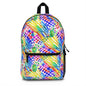 Vibrant Art Backpack - Colorful School Bag, Trendy Rucksack, Gift for Students, Handmade Backpack, Travel Accessory