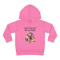 Whimsical Toddler Hoodie - I Want to Be Just Like My Daddy, Kids Pullover