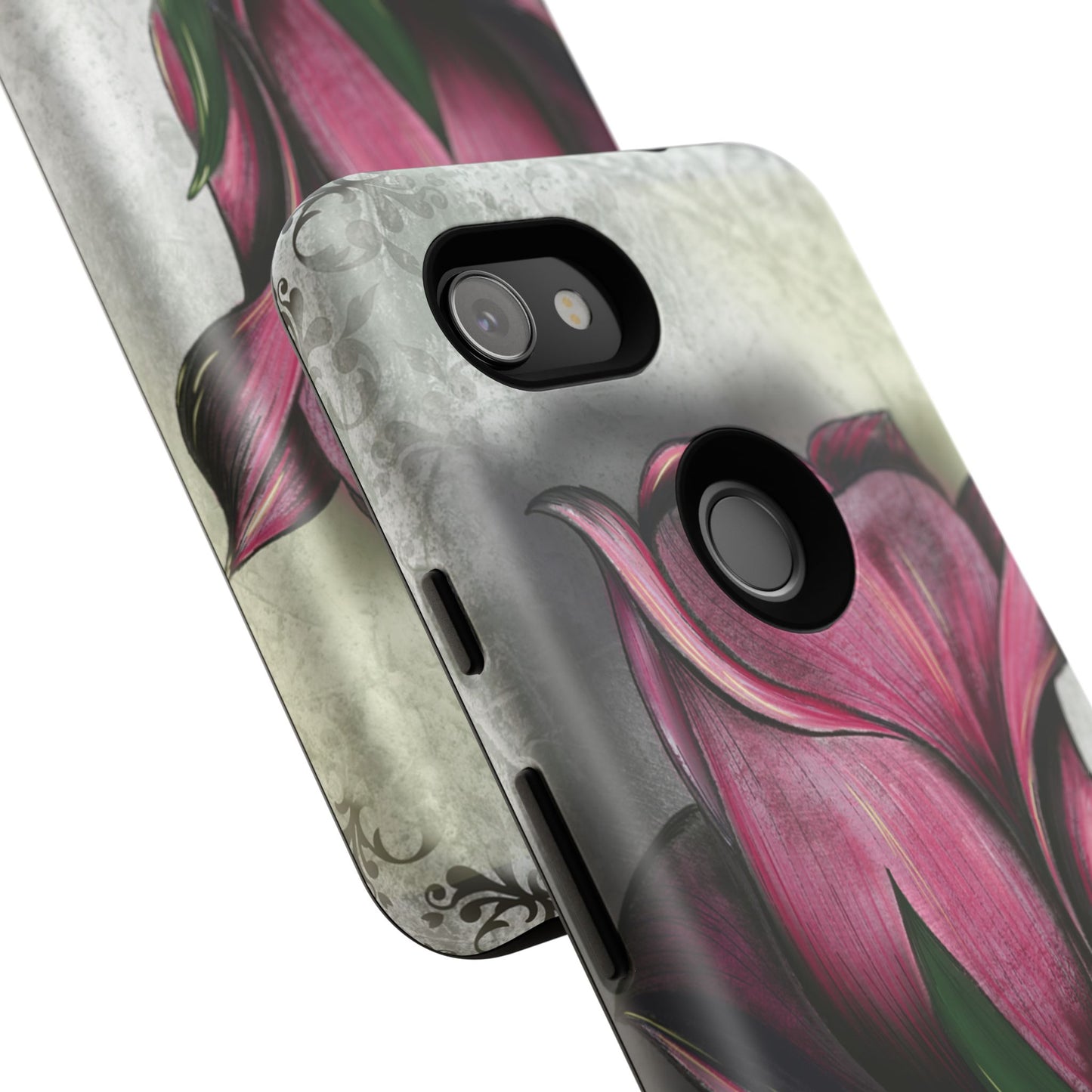 Rose Phone Case – Tough Cases, Floral Phone Cover, Gift for Her, Minimalist Design, Nature Lover's Accessory, Birthday Gift Idea