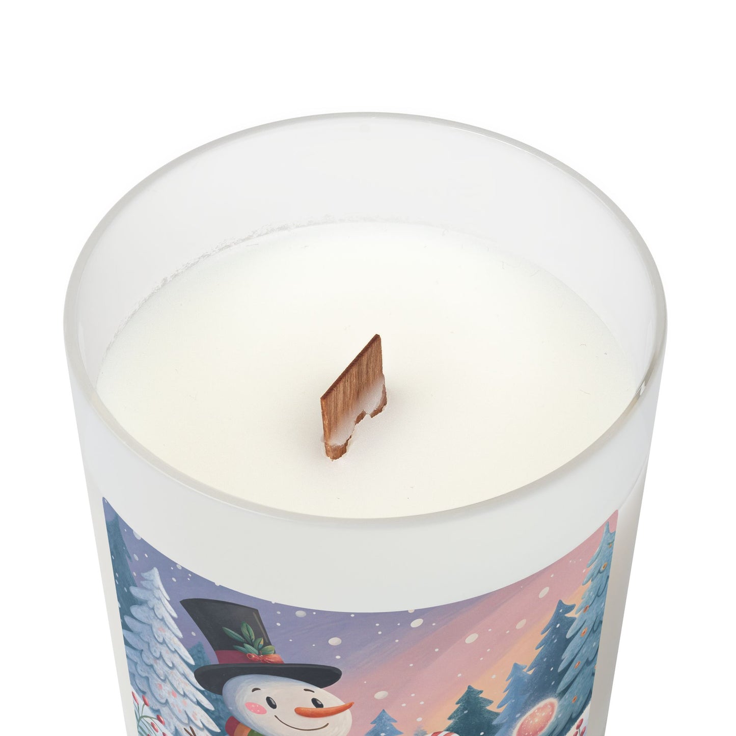 Festive Snowman Candle, Winter Home Decor, Holiday Gift Idea, Christmas Candle, Cozy Room Atmosphere, Seasonal Scent