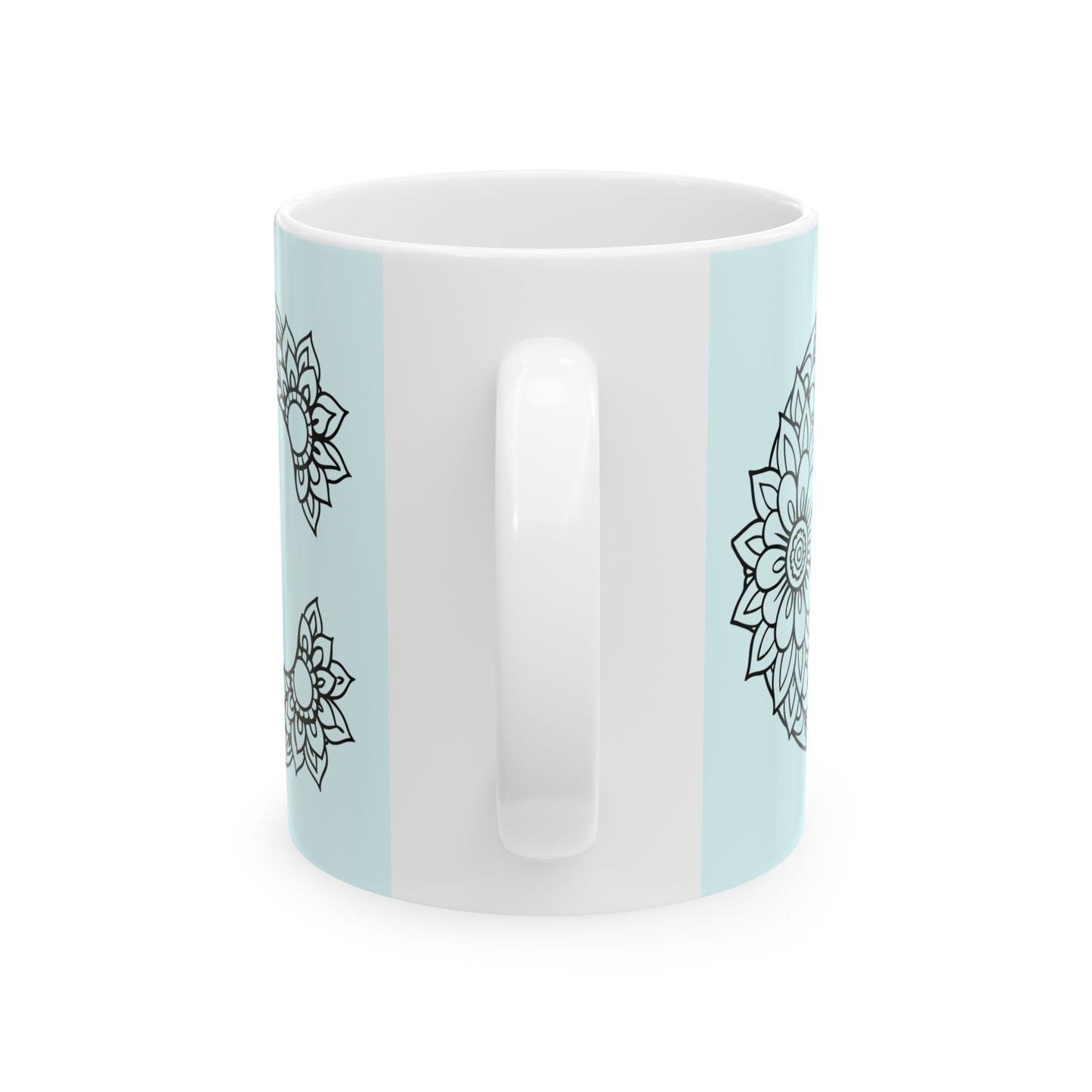 Copy of Mandala Design Ceramic Mug -Letter C Relaxing Gift for Tea Lovers, Coffee Enthusiasts, Home Decor, Perfect for Holidays, Zen Vibe