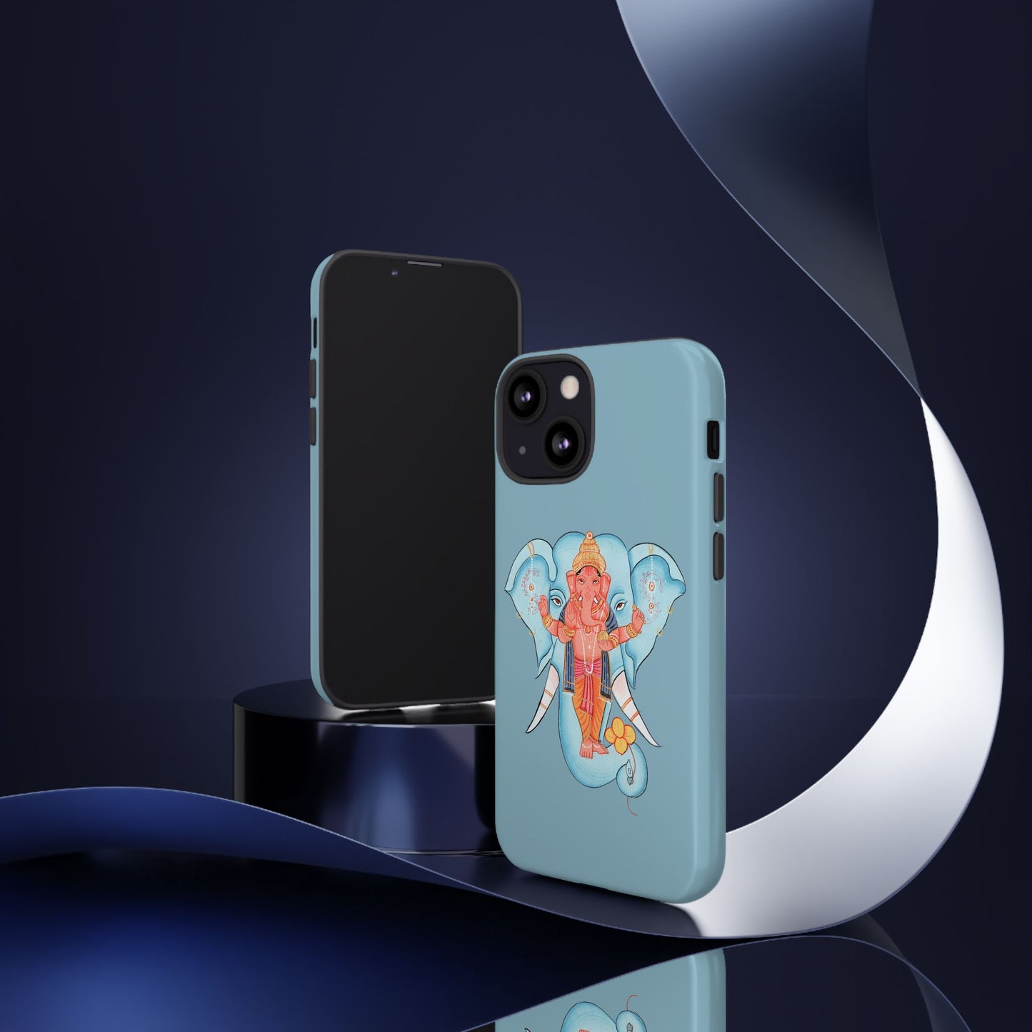 Tough Cases: Ganesh-Inspired Phone Case, Bohemian Phone Cover, Hindu Art Accessory, Festival Gift, Protective Phone Shell
