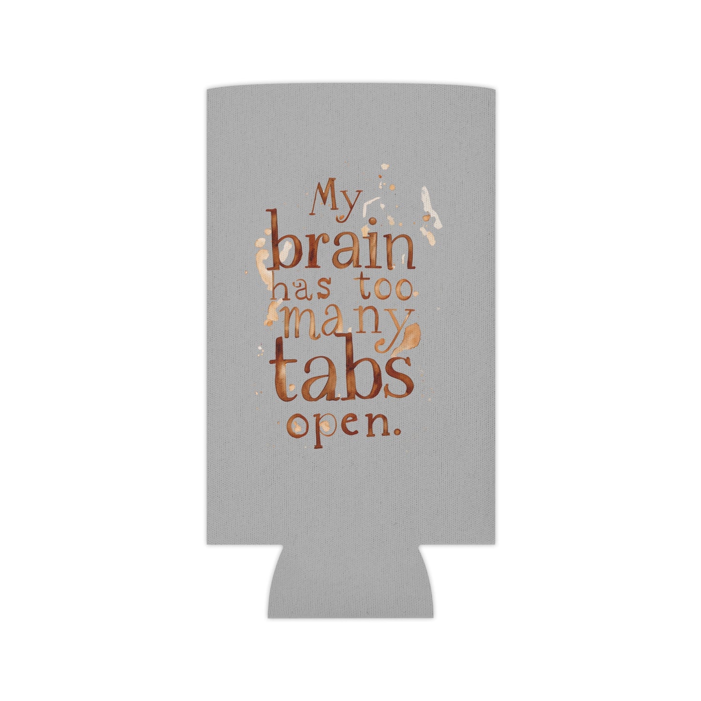 Brainy Can Cooler - Quirky Drink Sleeve, Funny Gift for Friends, Birthday, Party, Summer BBQ, Conversation Starter