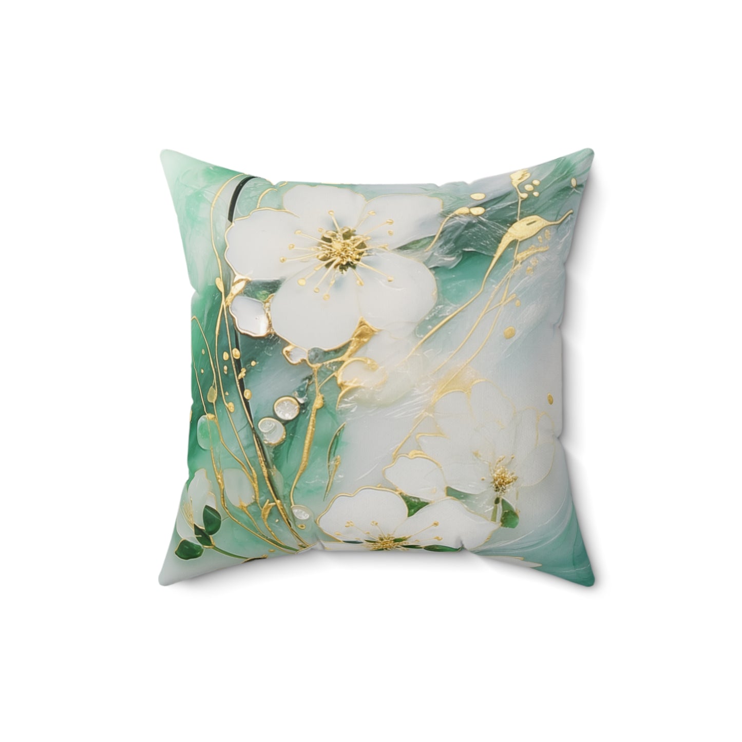 Elegant Floral Throw Pillow, Home Decor, Floral Cushion, Gift for Her, Living Room Accent