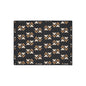 Floor Mat — Modern Retro Floral Pattern Heavy-Duty Entry Rug
