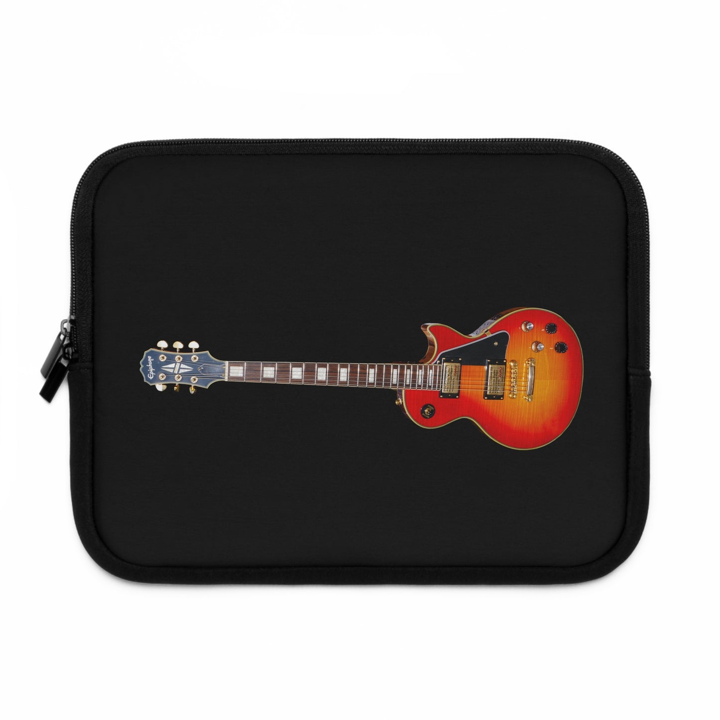 Guitar Lover's Laptop Sleeve - Musician Gift, Rock n Roll Accessory, Personalized Laptop Case, Unique Tech Bag, Music Themed Gift