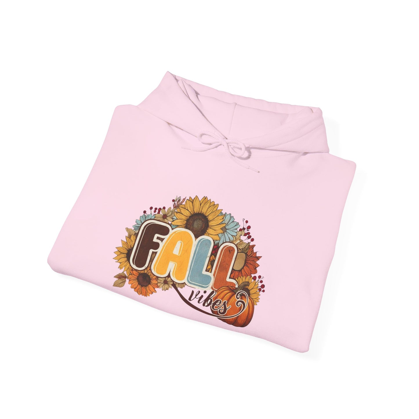 Cozy Fall Vibes Hoodie, Unisex Sweatshirt for Autumn, Pumpkin Design, Perfect for Thanksgiving, Gift for Friends, Seasonal Wear