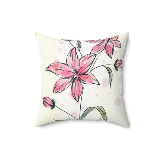 Spun Polyester Square Pillow