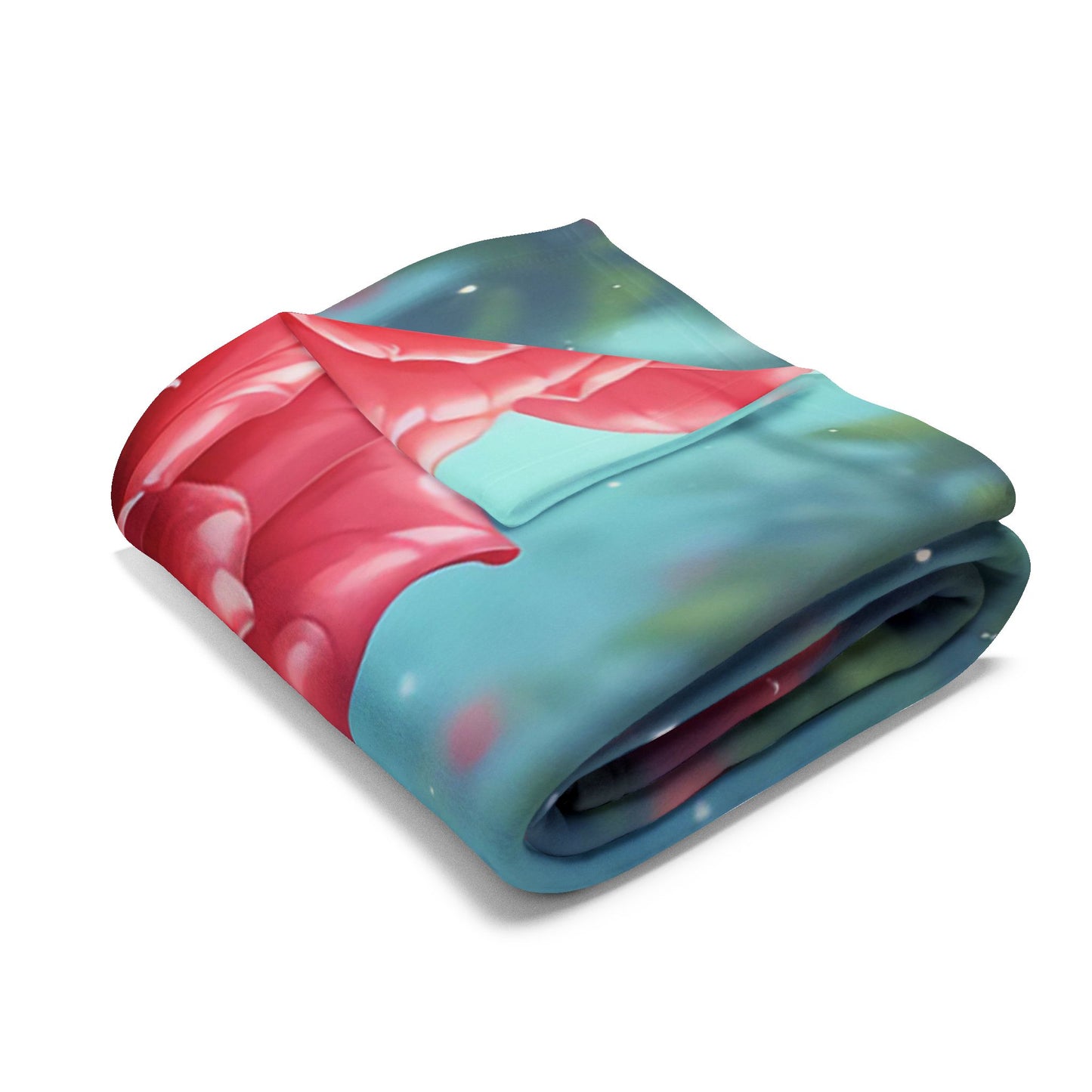 Rose-Themed Arctic Fleece Blanket - Cozy Home Decor, Gifts for Her, Floral Blanket, Romantic Decor, Perfect for All Seasons