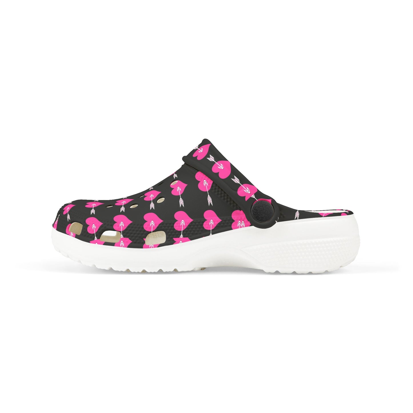 Kid's Heart Pattern Clogs - Fun & Colorful EVA Foam Shoes, Playful Footwear for Kids, Summer Adventures, Birthday Gift, Everyday Wear