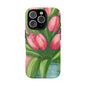 Floral Phone Case with Vibrant Tulips - Tough Cases for Garden Lovers, Spring Gifts, Nature Enthusiasts, Unique Gadget Accessories, [...]