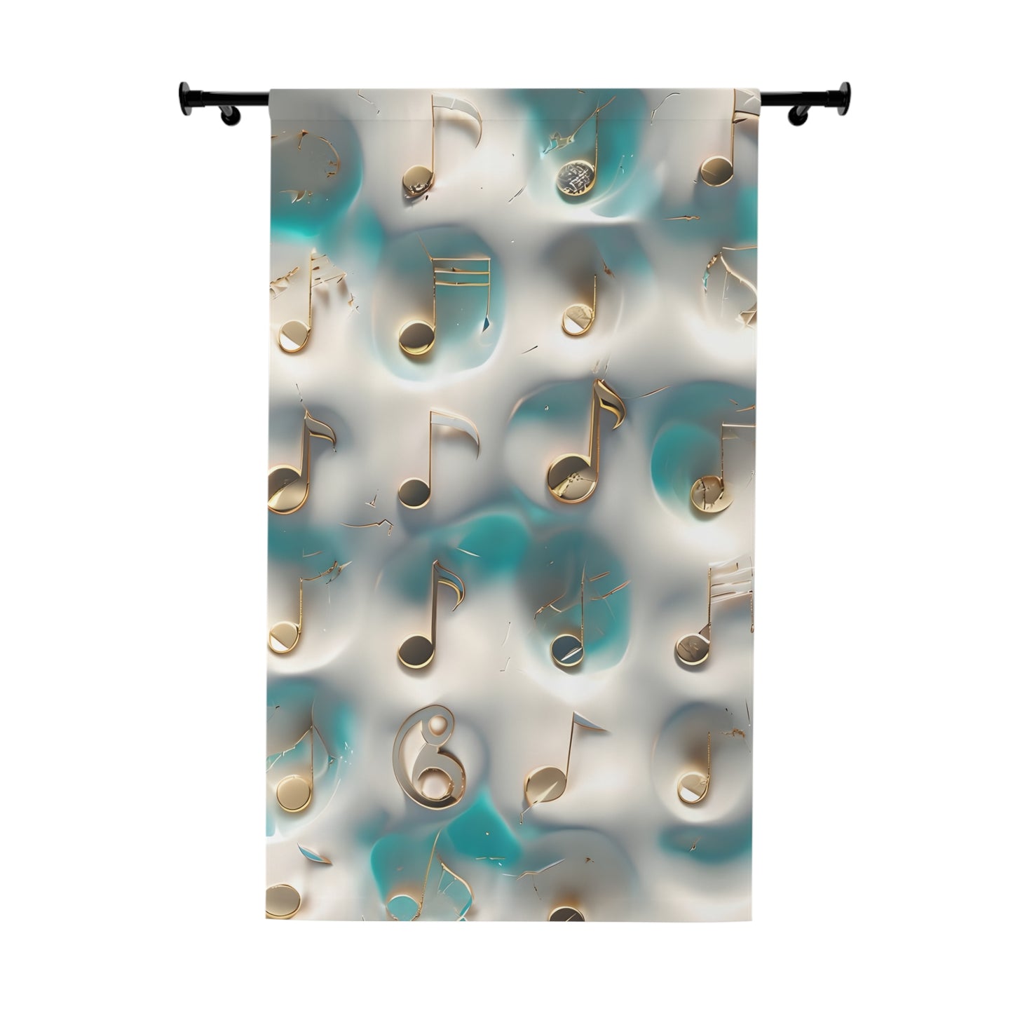 Musical Notes Window Curtain | Home Decor, Music Lover Gift
