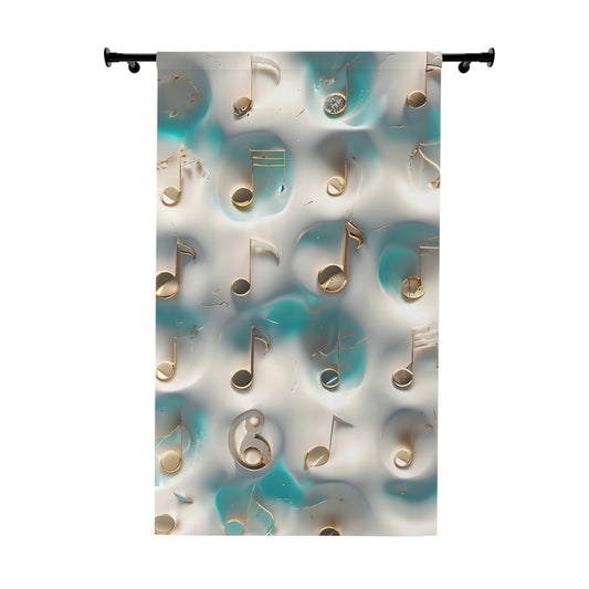 Musical Notes Window Curtain | Home Decor, Music Lover Gift