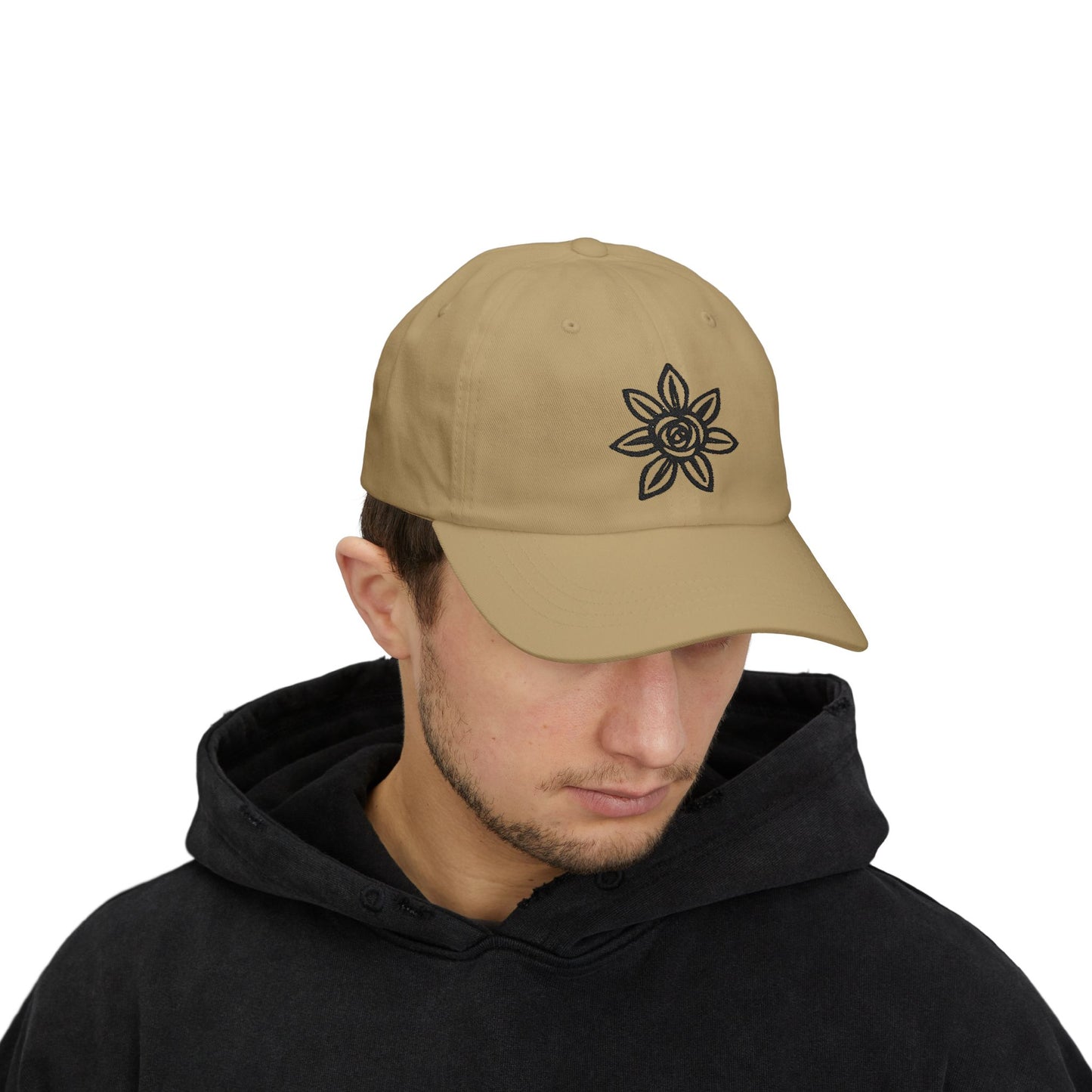 Classic Embroidered Dad Cap | Floral Design Hat | Unisex Casual Cap | Perfect Gift for Dad | Summer Accessory | Streetwear