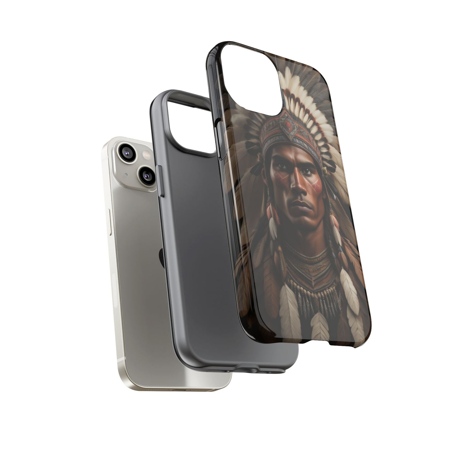 Native American Art Phone Case, Strong Culture Design, Unique Gift for Him or Her, Tough Cases, Customizable Protector, Tribal Style