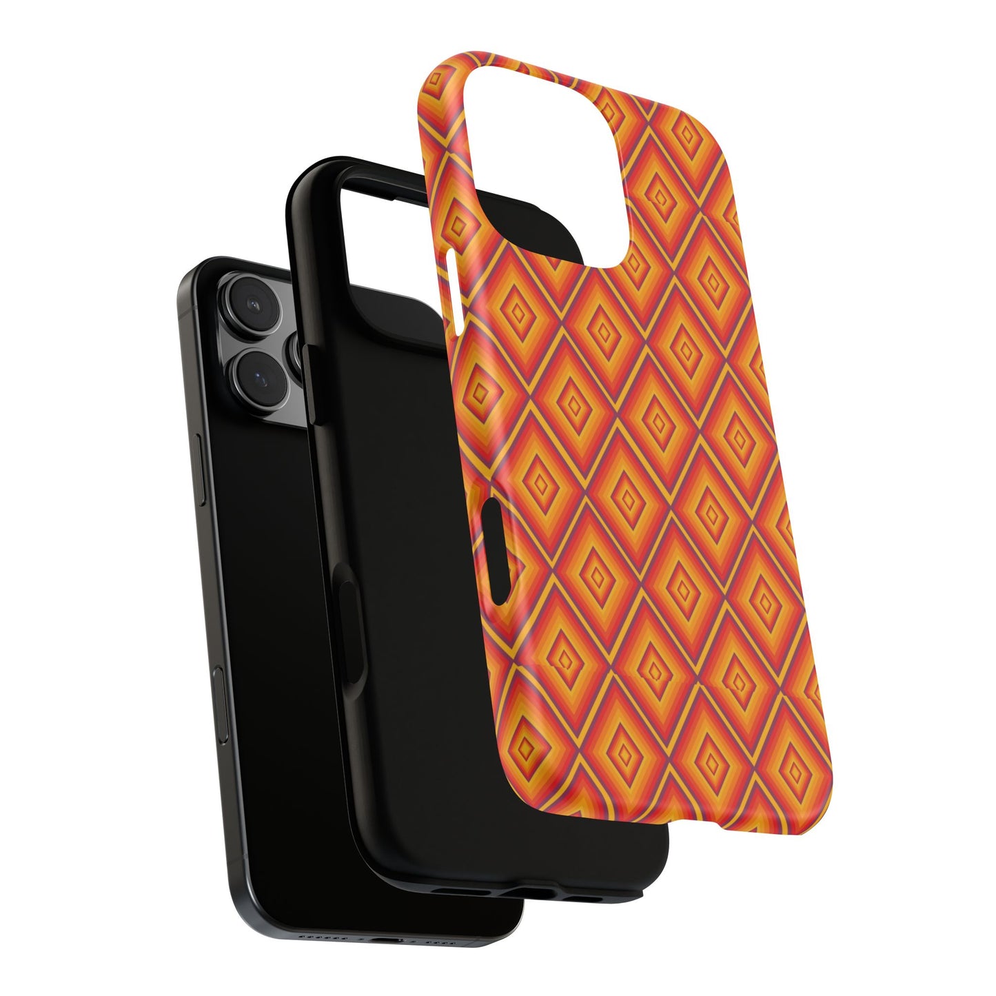 Geometric Phone Case, Tough Cases for Protection, Stylish Smartphone Cover, Vibrant Patterned Phone Accessory, Unique Gift Idea, [...]