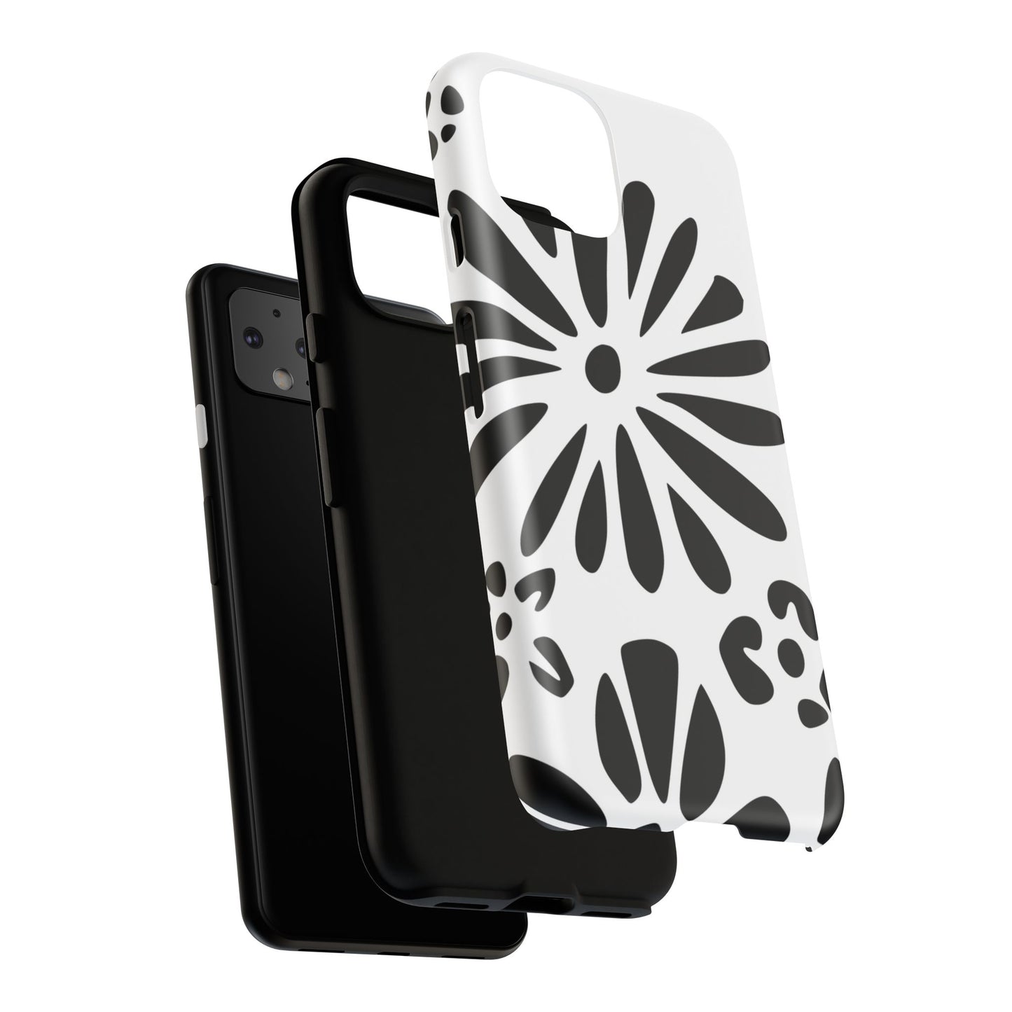 Stylish Phone Case with Floral Design, Tough Phone Cover for Her, Trendy Black and White Cell Phone Case, Unique Gift for Birthdays [...]