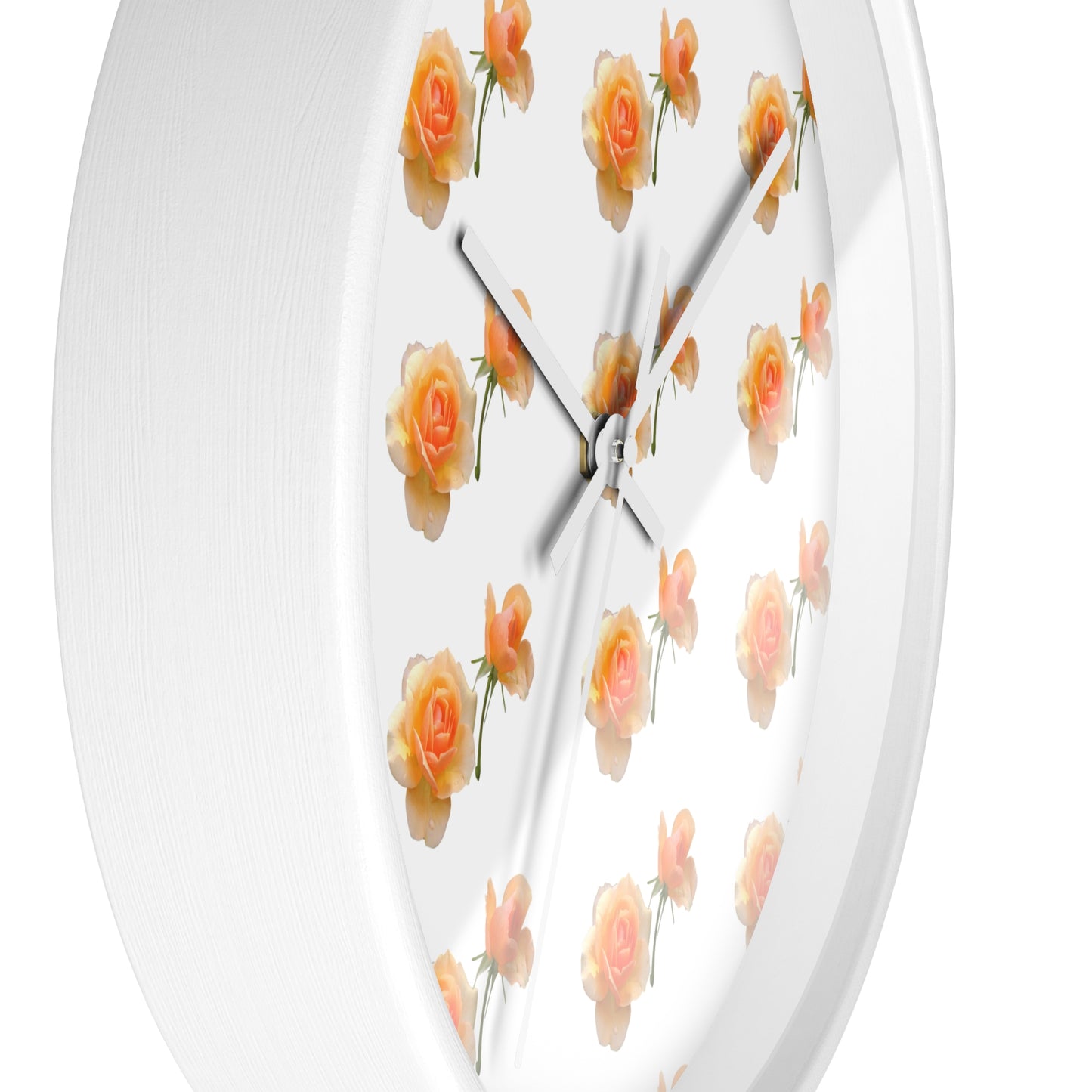 Charming Floral Wall Clock - Perfect for Home Decor, Gift for Her