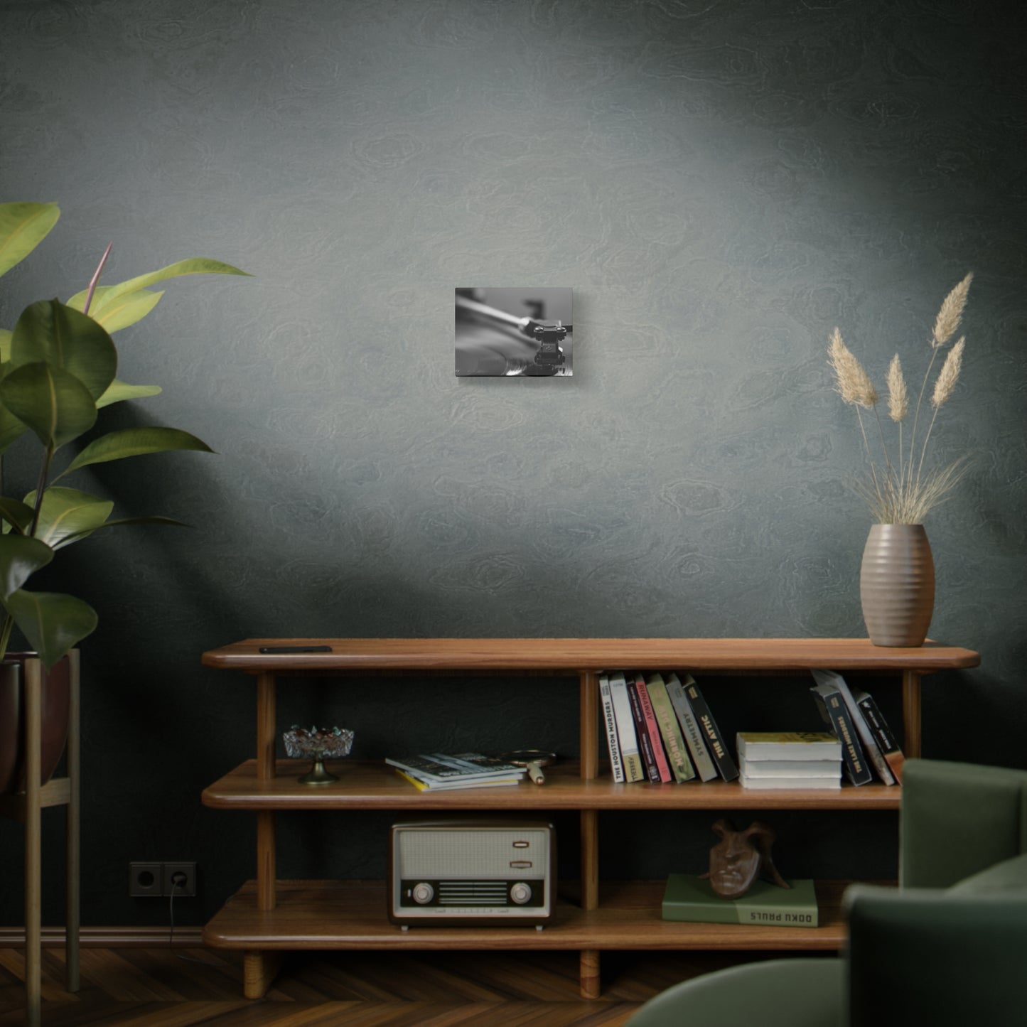 Vinyl Turntable Matte Canvas Print — Stretched 1.25" Wall Art