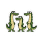 Playful Alligator Kiss-Cut Stickers | Fun Decor for Laptops, Water Bottles, Notebooks, and Gifts