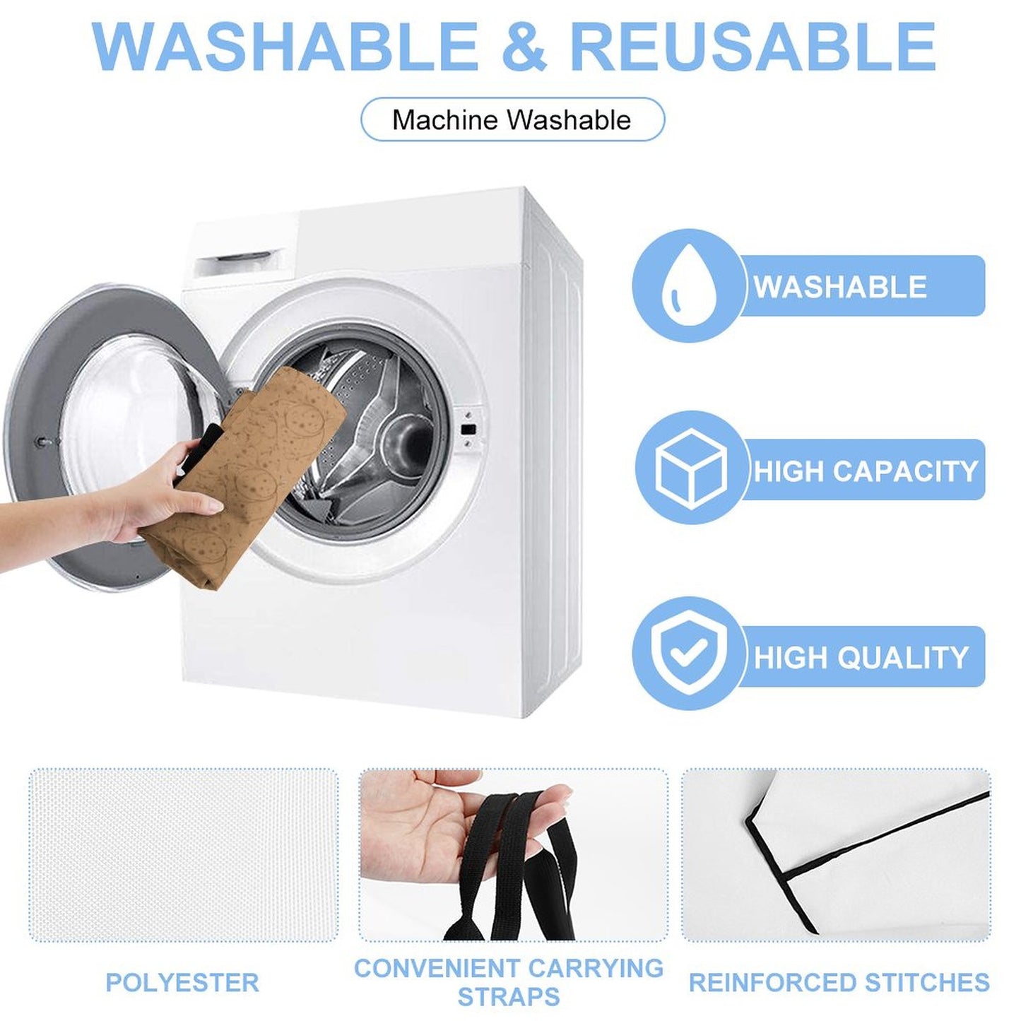 Large One Shoulder Shopping Bag