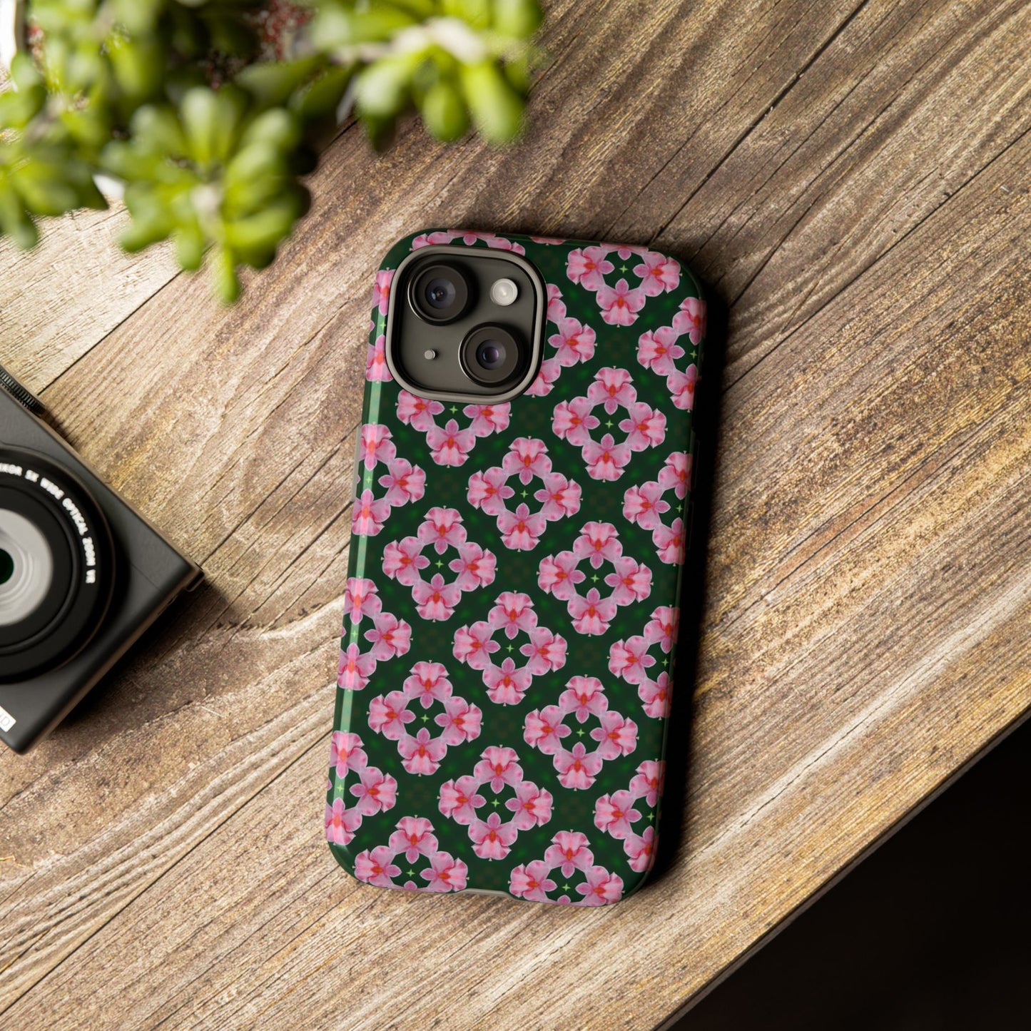 Tough Cases - Floral Phone Case, Stylish Protective Cover for Women, Gift Idea for Birthdays, Unique Floral Design, Trendy Tech Accessory