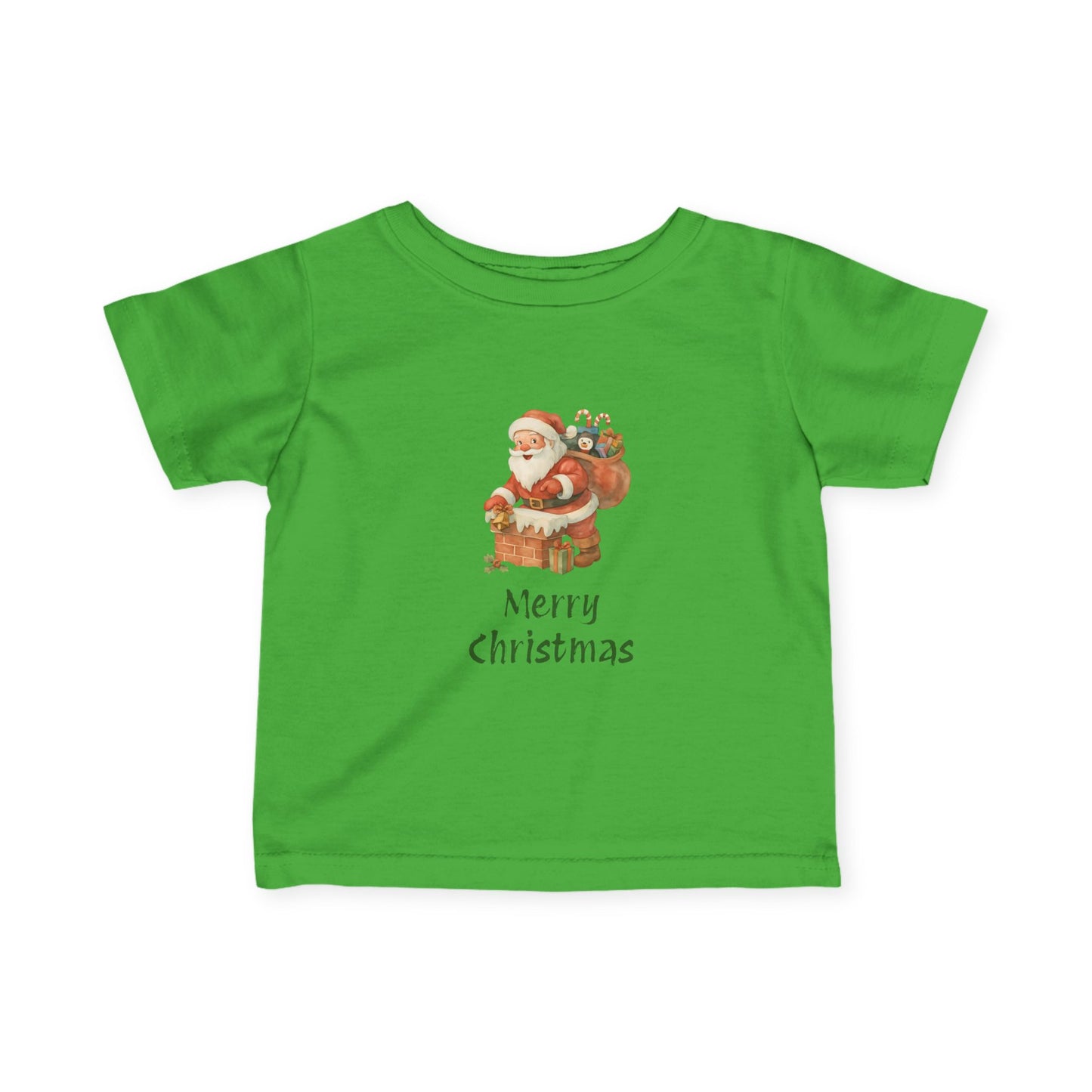 Merry Christmas Infant Tee, Holiday Baby Shirt, Cute Christmas Gift, Toddler Christmas Tee, Santa Infant T-Shirt