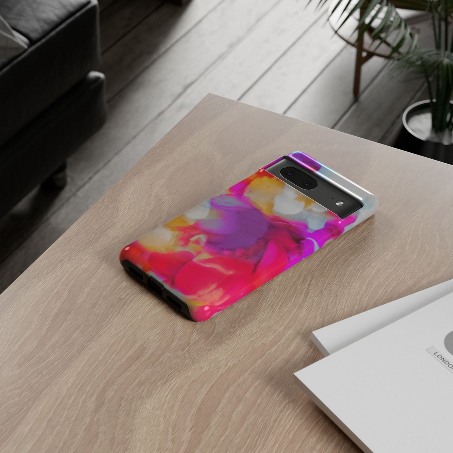 Floral Phone Case: Stylish Art for Your Device, Tough Cases, Gift for Her, Flower Print, Trendy Accessories, Phone Protection