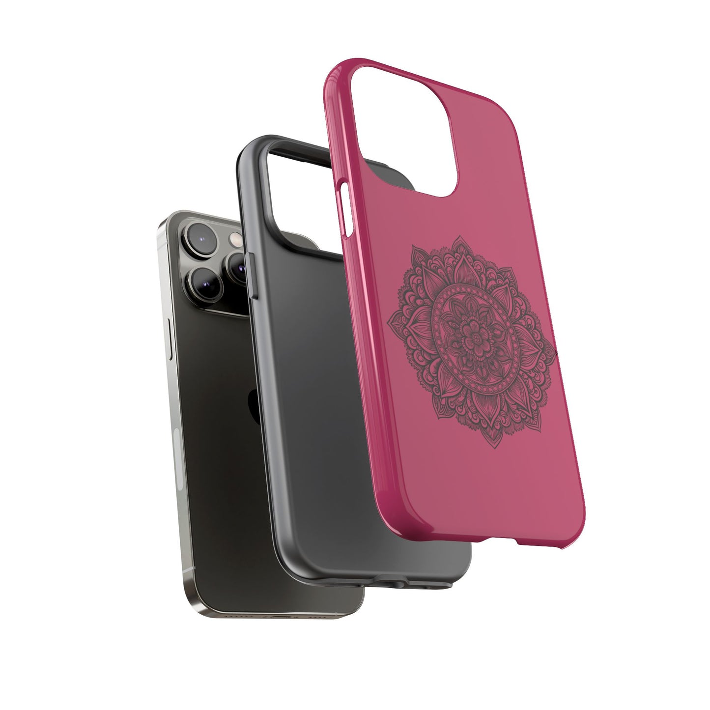 Vibrant Mandala Phone Case, Artistic Protection Cover, Gift for Her, Trendy Accessories, Birthday or Holiday Present