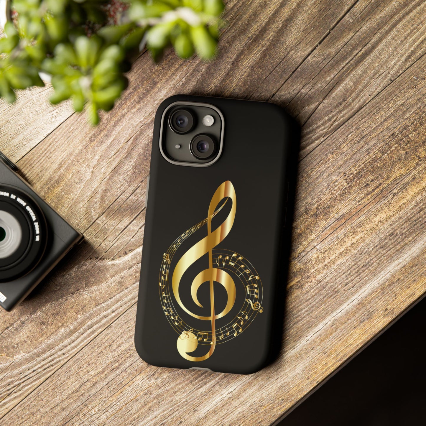 Tough Cases black gold musical Note